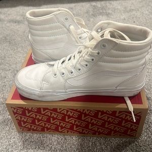 Vans Filmore Hi Canvas White Size 7